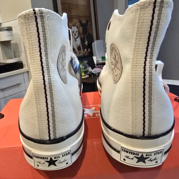 Converse Chuck 70 Mixed Materials High Egret Cherry Daze - A06548C MENS 9.5 (10) - Picture 4 of 16